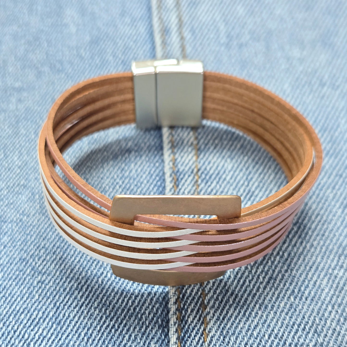 B0211 11 5640 Faux Leather Bracelet