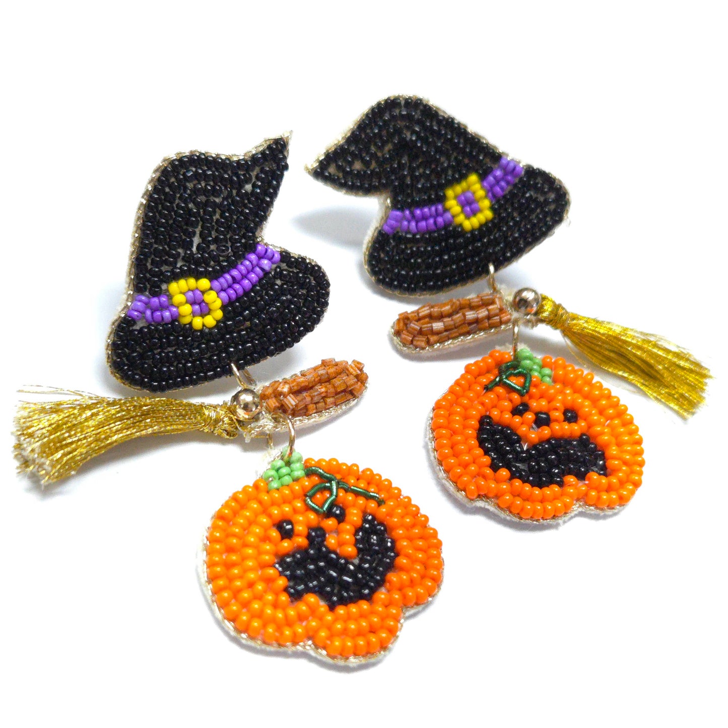 E1552 136524 Halloween dangle Earrings