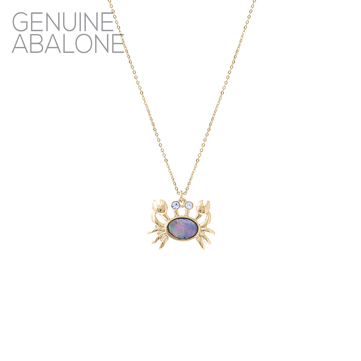 N0602 17145 Crab Pendant Necklaces