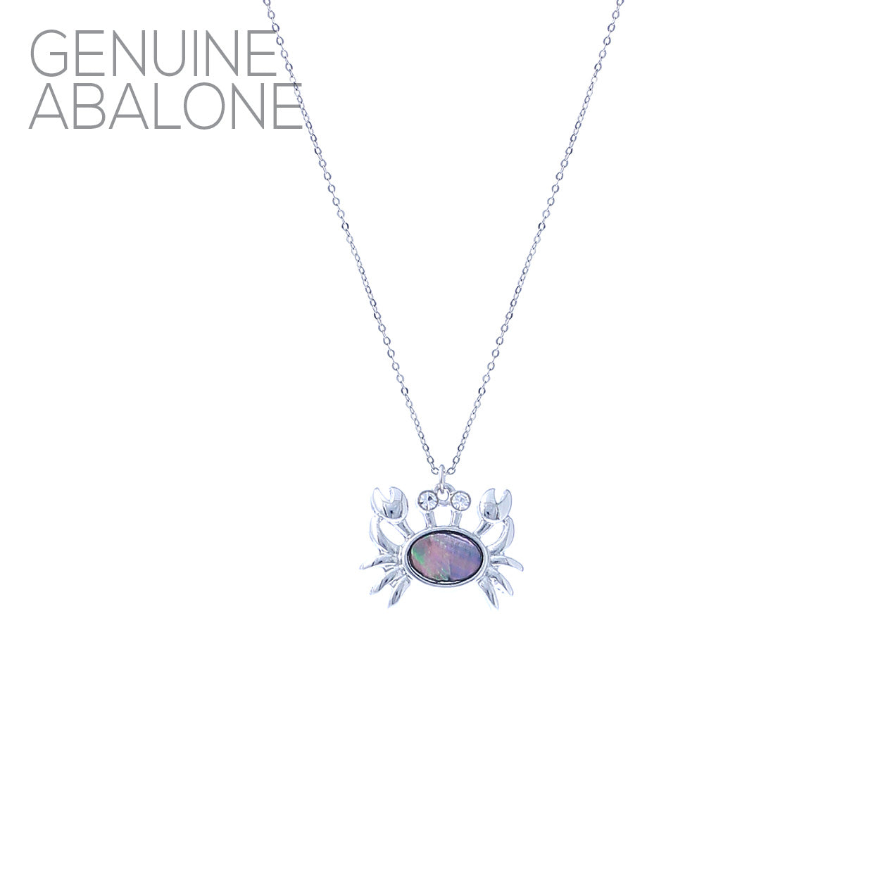 N0602 17145 Crab Pendant Necklaces