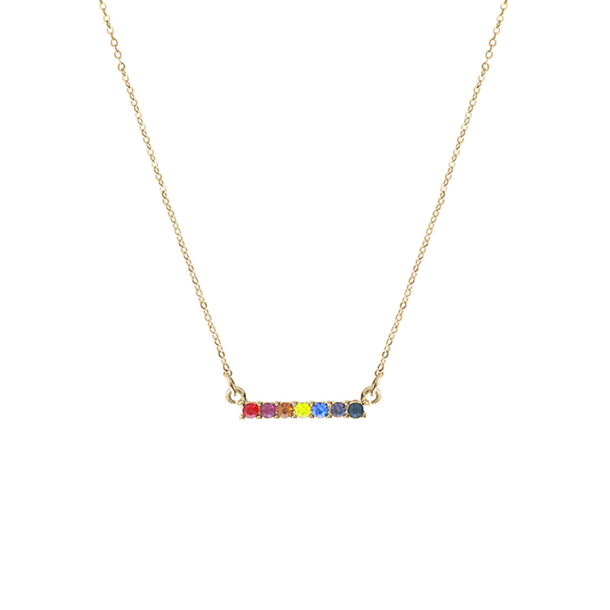N0605 17170 Bar Pendant Necklace