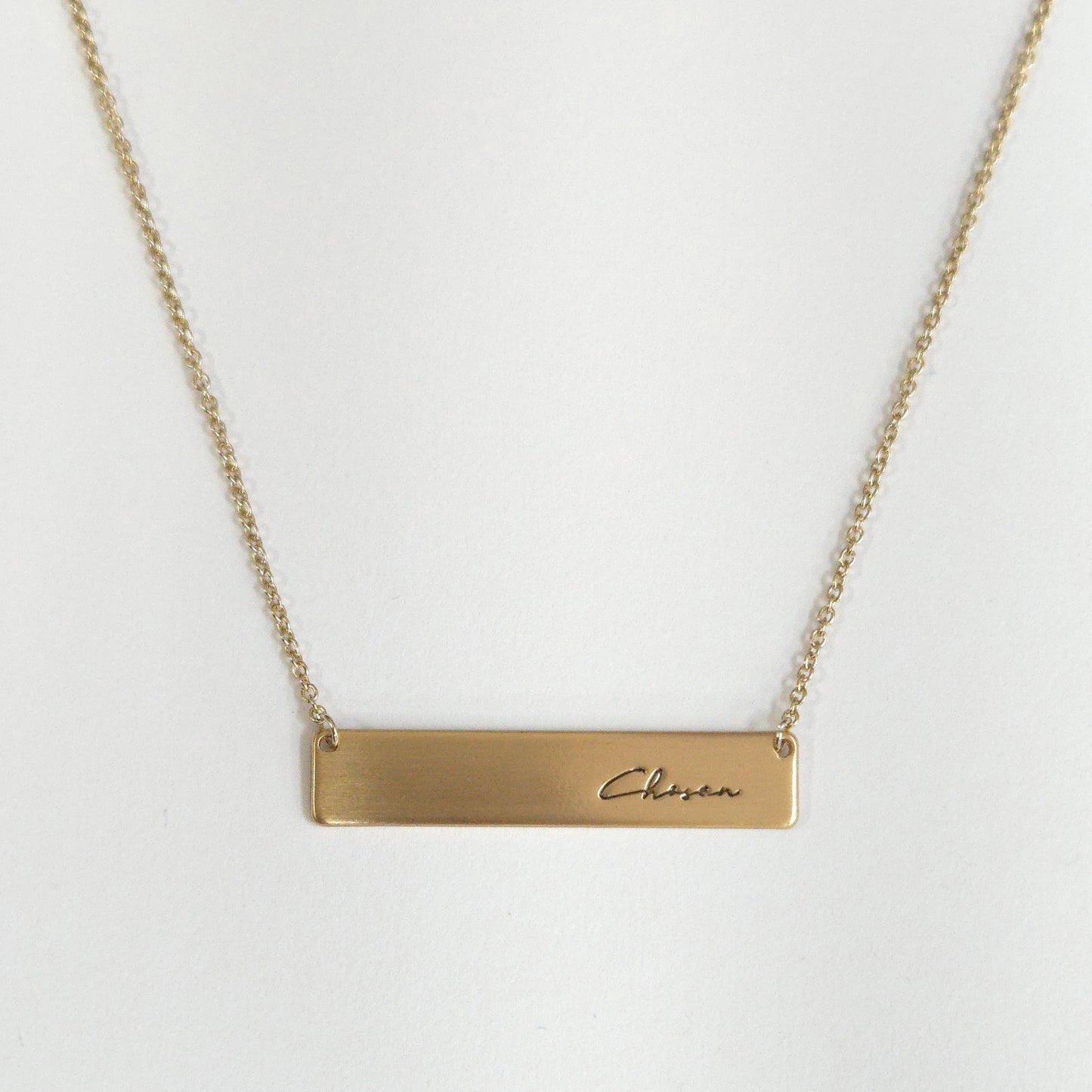 N0621 17454 Bar Pendant Necklace