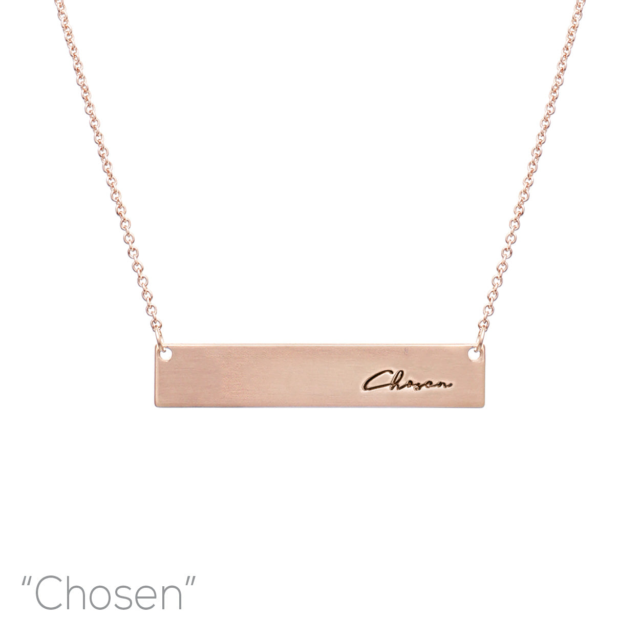N0621 17454 Bar Pendant Necklace