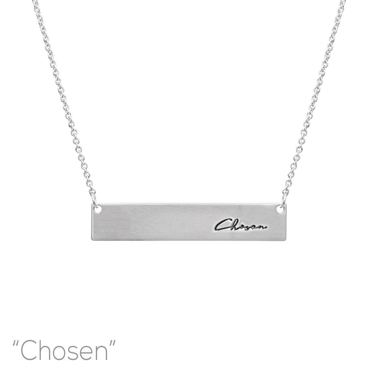 N0621 17454 Bar Pendant Necklace
