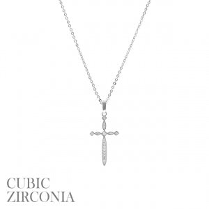 N0597 17465 Cross Pendant Necklace