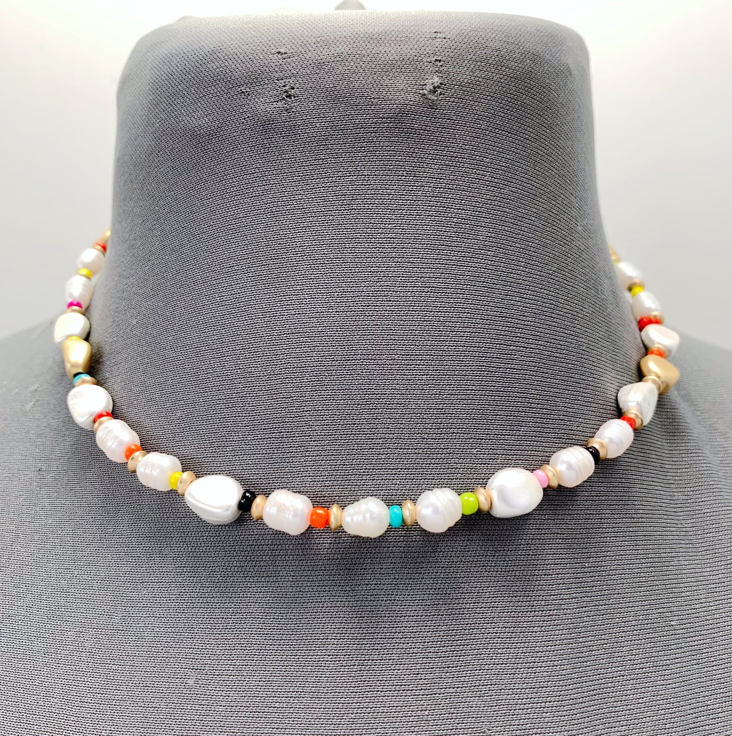 Freshwater Pearl Beaded Necklace | N0105