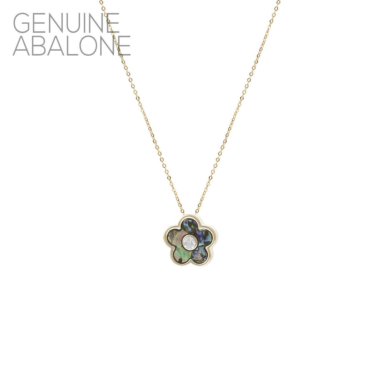 N0590 17968 Flower Pendant Necklaces