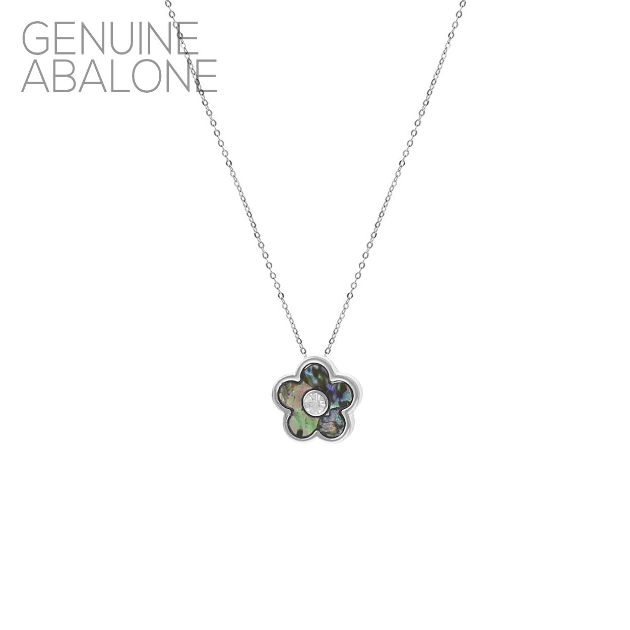 N0590 17968 Flower Pendant Necklaces