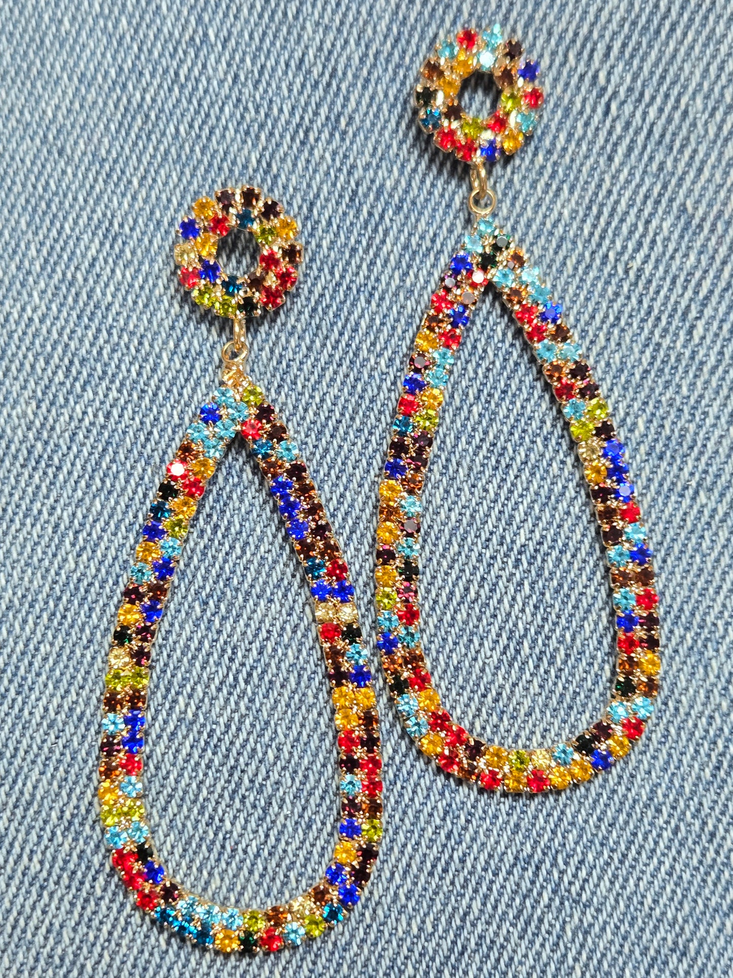 E1413 25845 Drop Dangle Post Earrings