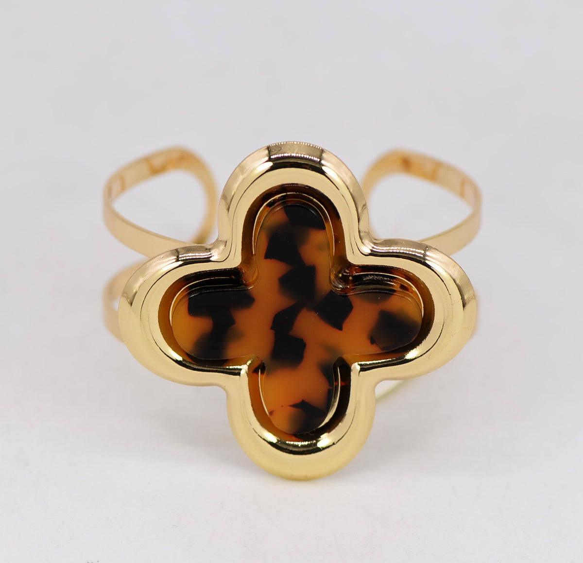 Four Leaf Cuff Bracelet | B0158