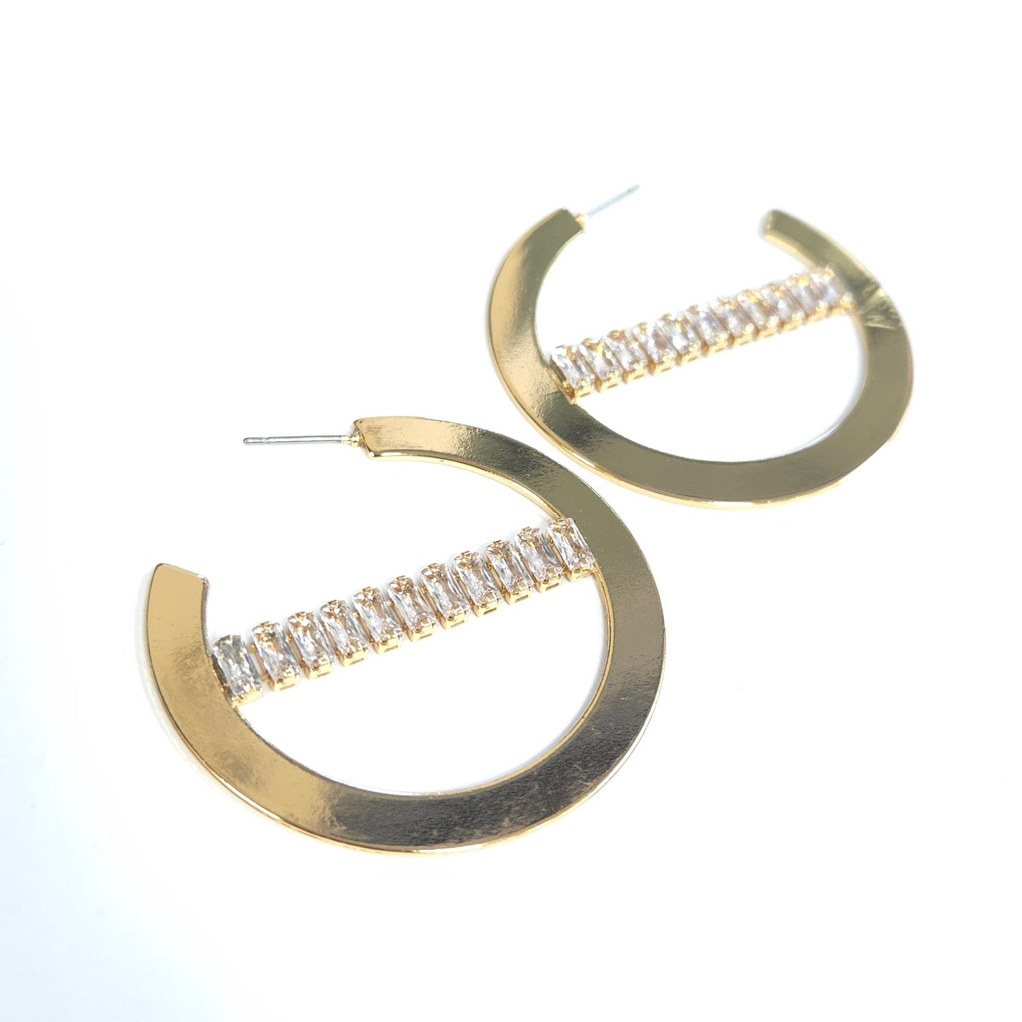 E1675 25E2421 Circle Hoop Earrings