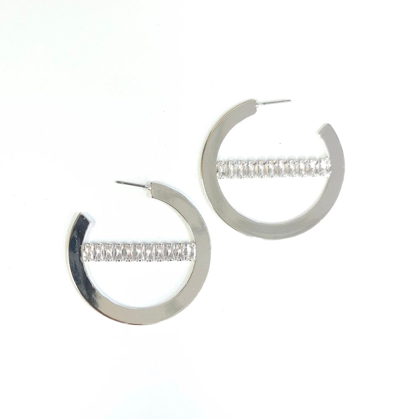 E1675 25E2421 Circle Hoop Earrings