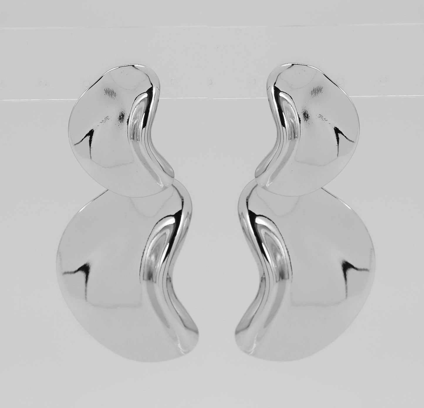 E0837 25E5725 Metal Drop Dangle Post Earrings