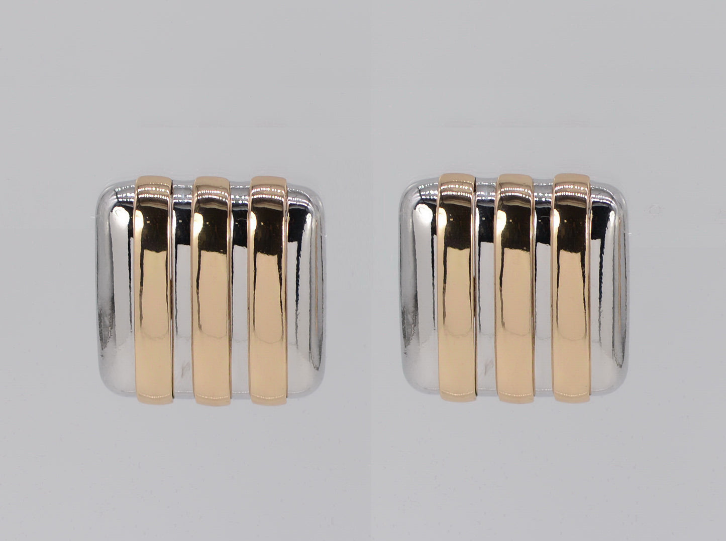 E0812 25E5917 Metal Thick Drop Post Earrings