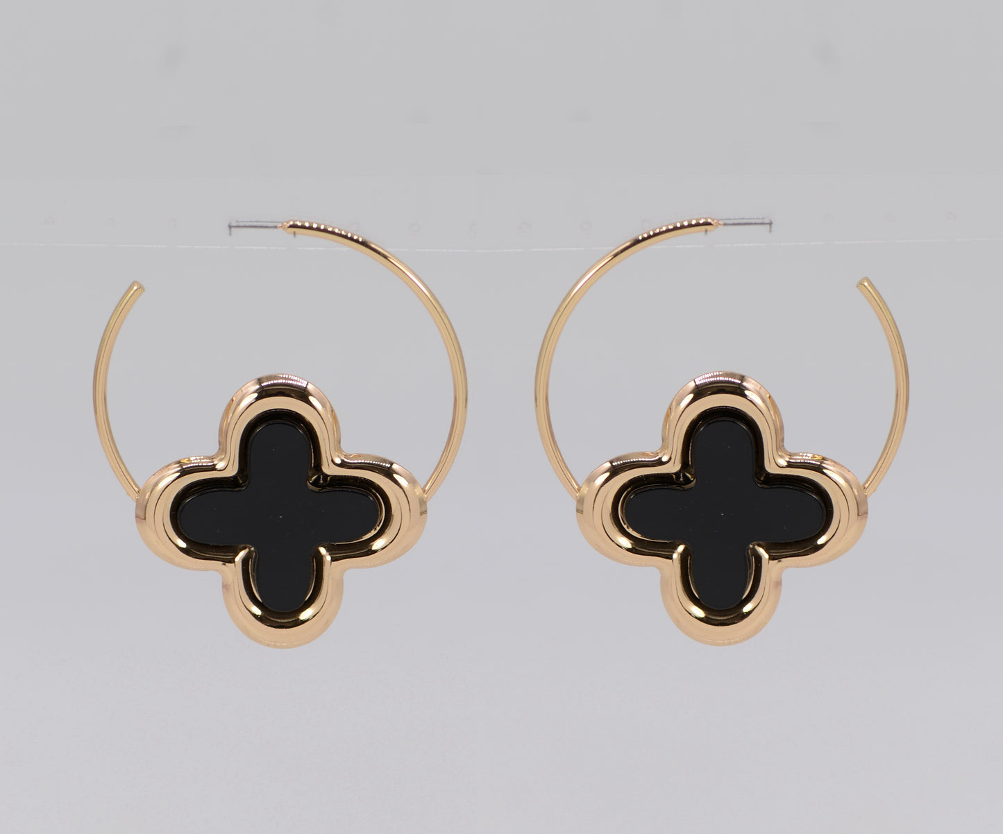 E1169 25E6089 Drop Hoop Earrings