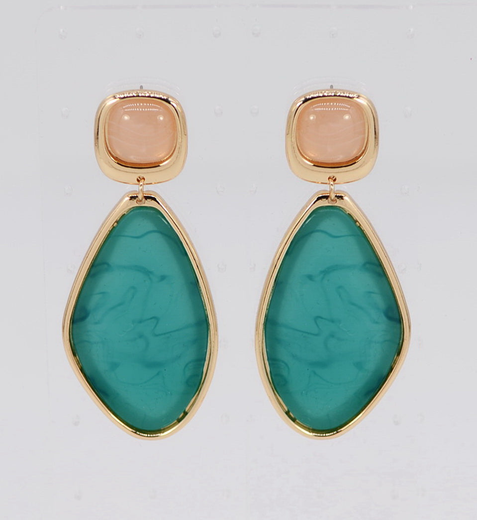 E0289 | Stone-Inspired Earrings | 25E6638