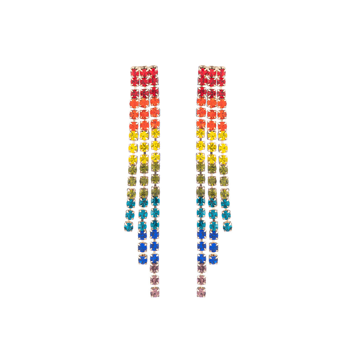 E1432 26593 Tassel Dangle Earrings