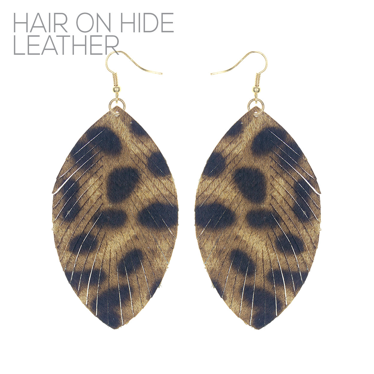 E1535 27187 Leaf Dangle Earrings