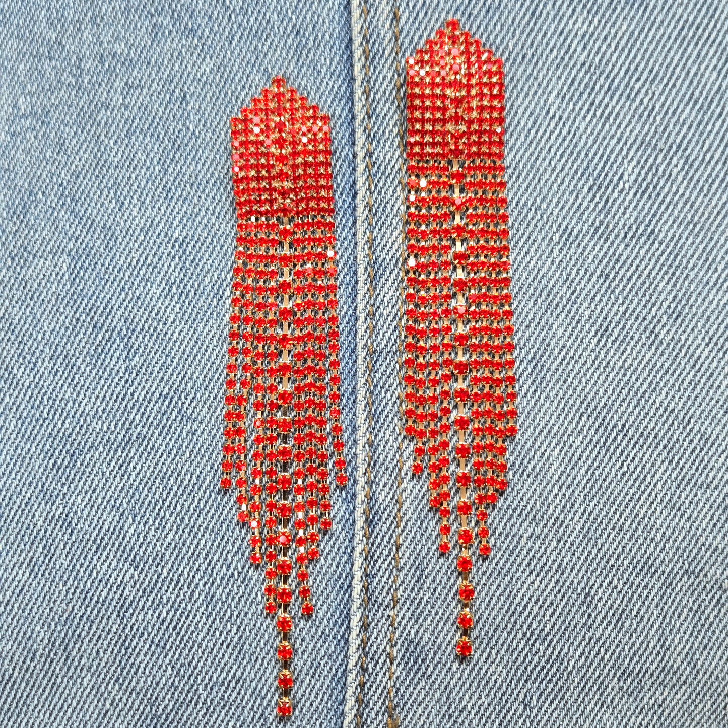 E1428 27196 Tassel Dangle Earrings