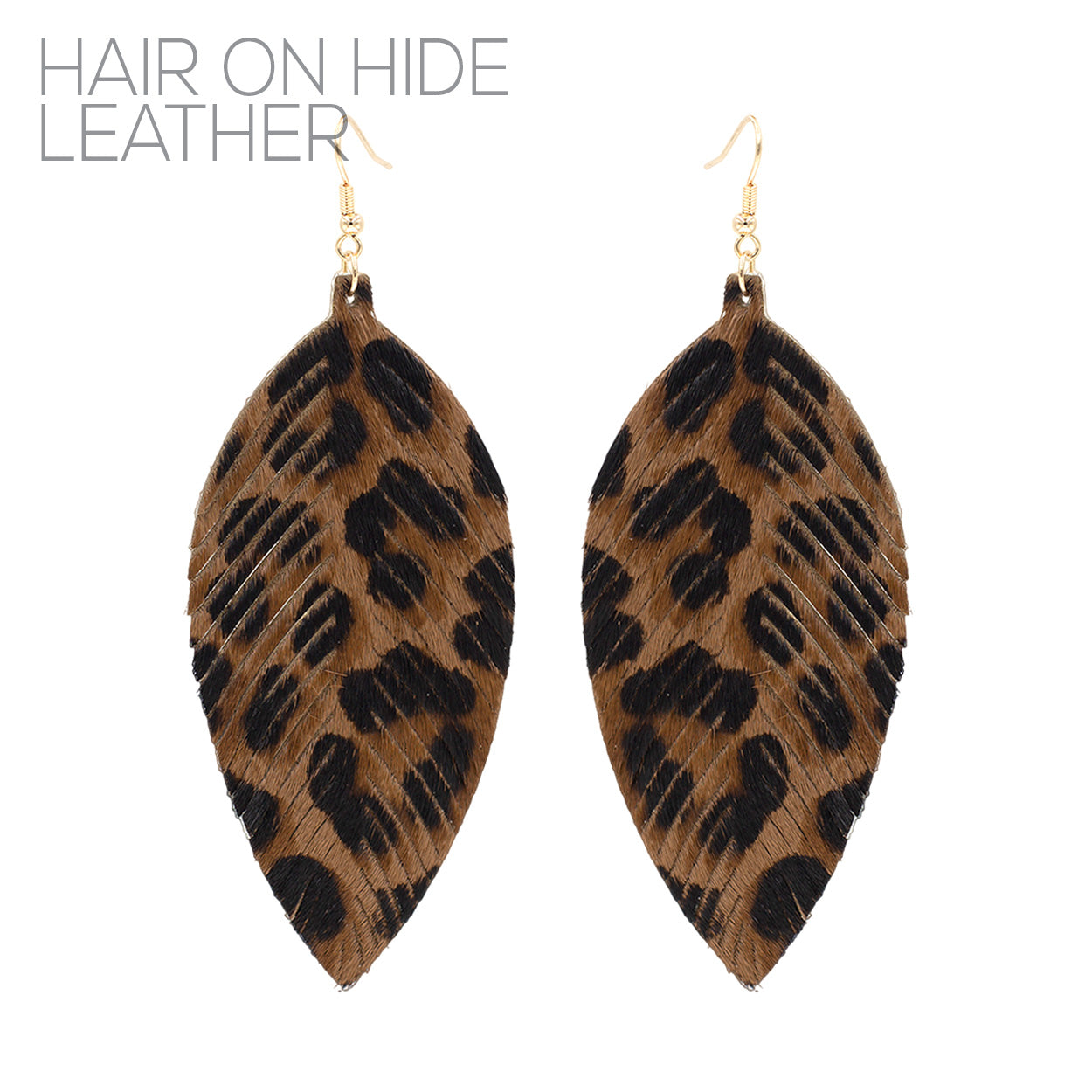 E1532 27468 Leaf Dangle Earrings