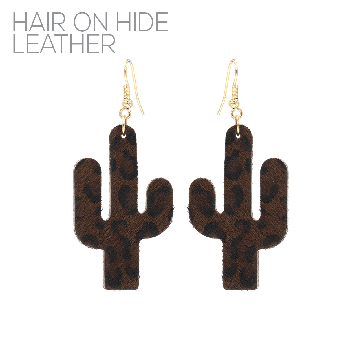 E1502 27469 Cactus Dangle Earrings