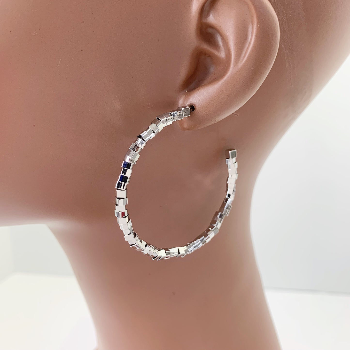 Segmented Hoop Earrings | E0046