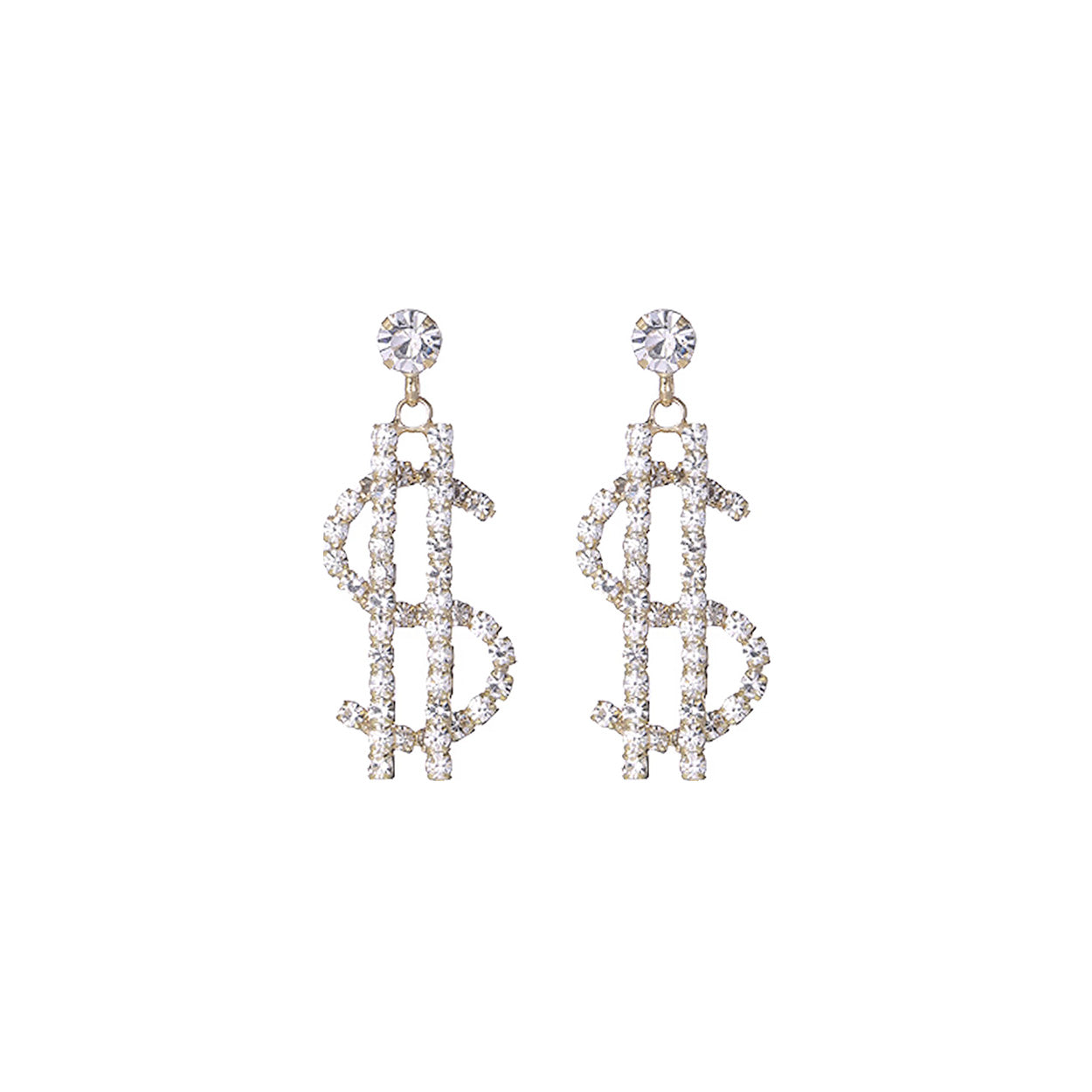 E1360 27609 Drop Dangle Post Earrings