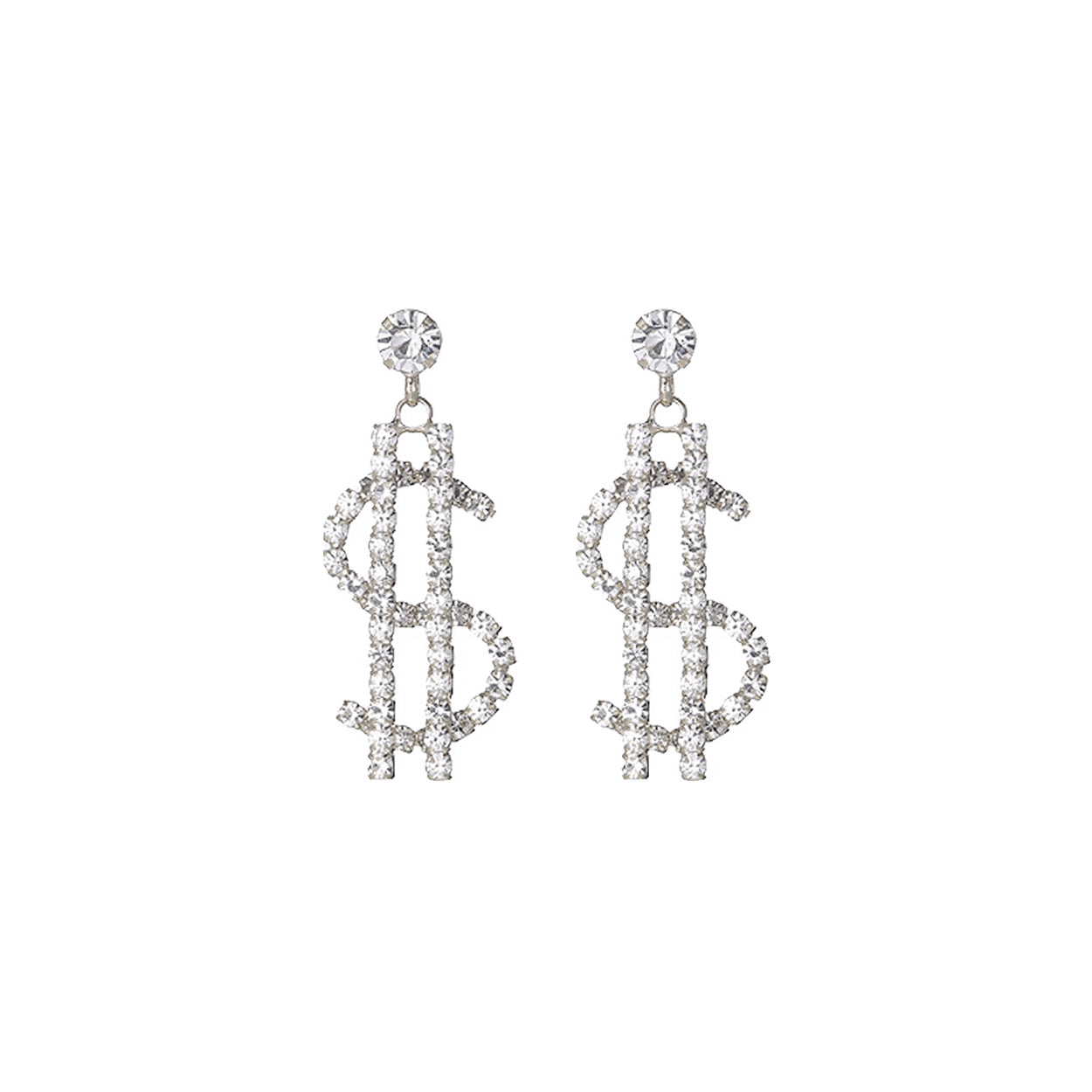 E1360 27609 Drop Dangle Post Earrings