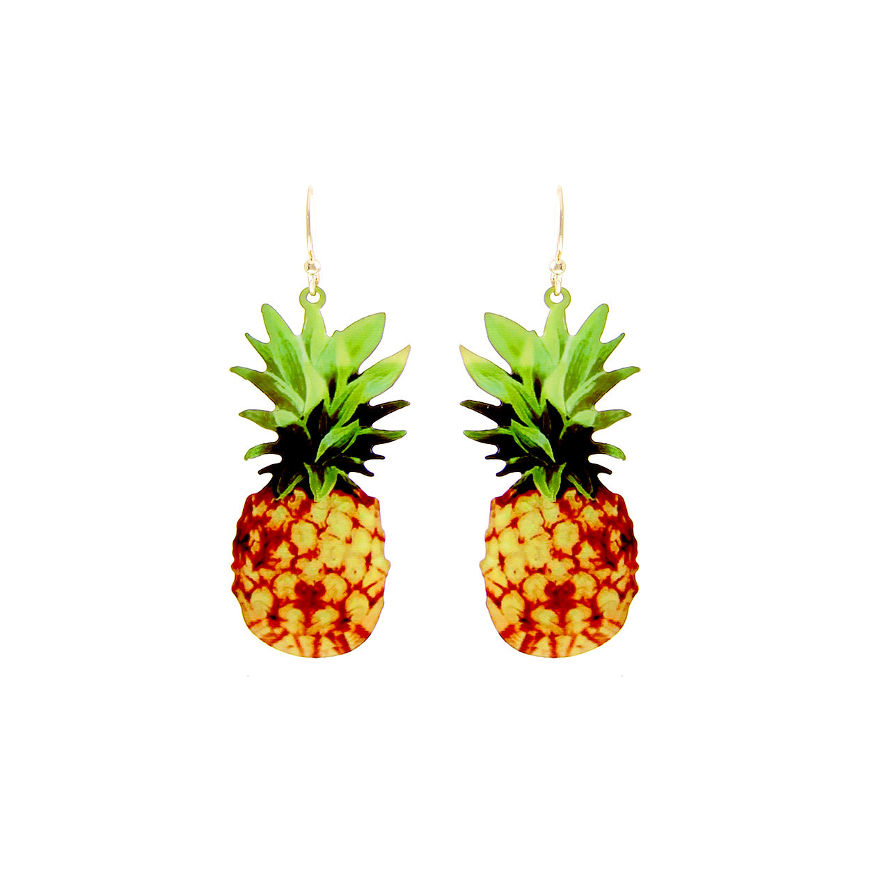 E1528 27637 Pineapple Dangle Earrings