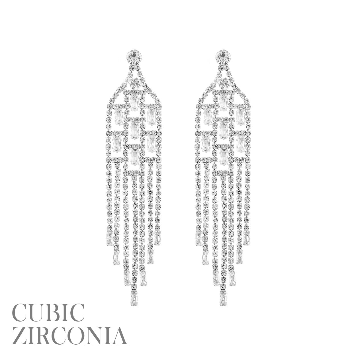 E1417 27810 Drop Dangle Post Earrings