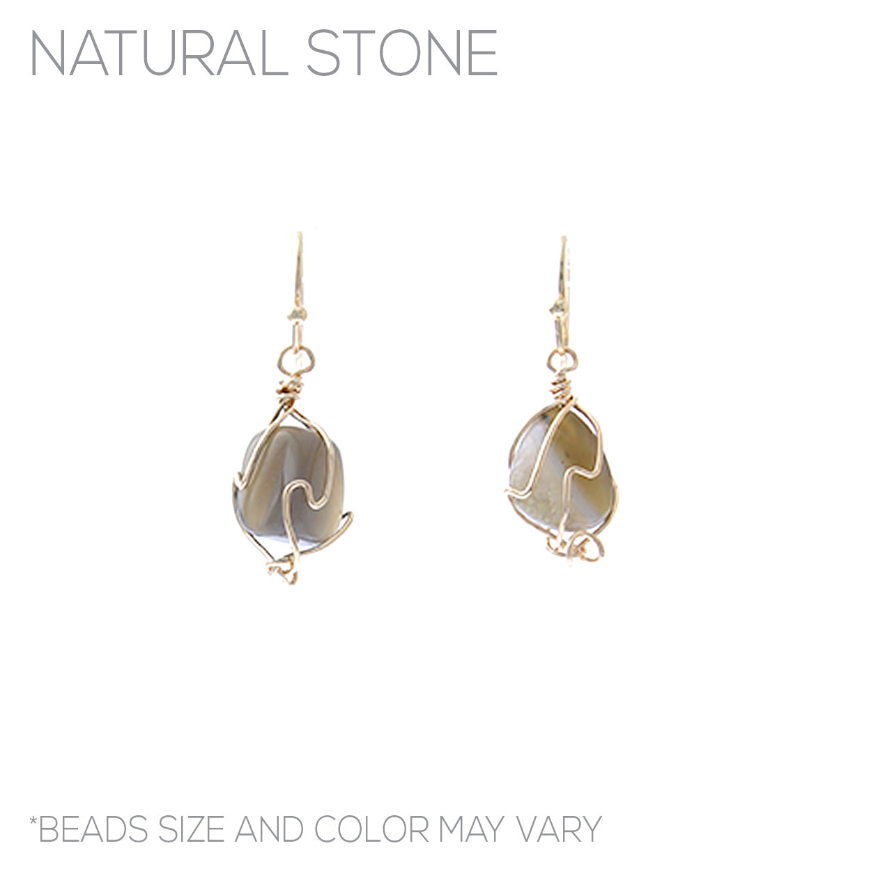 E1508 27865 Stone Dangle Earrings