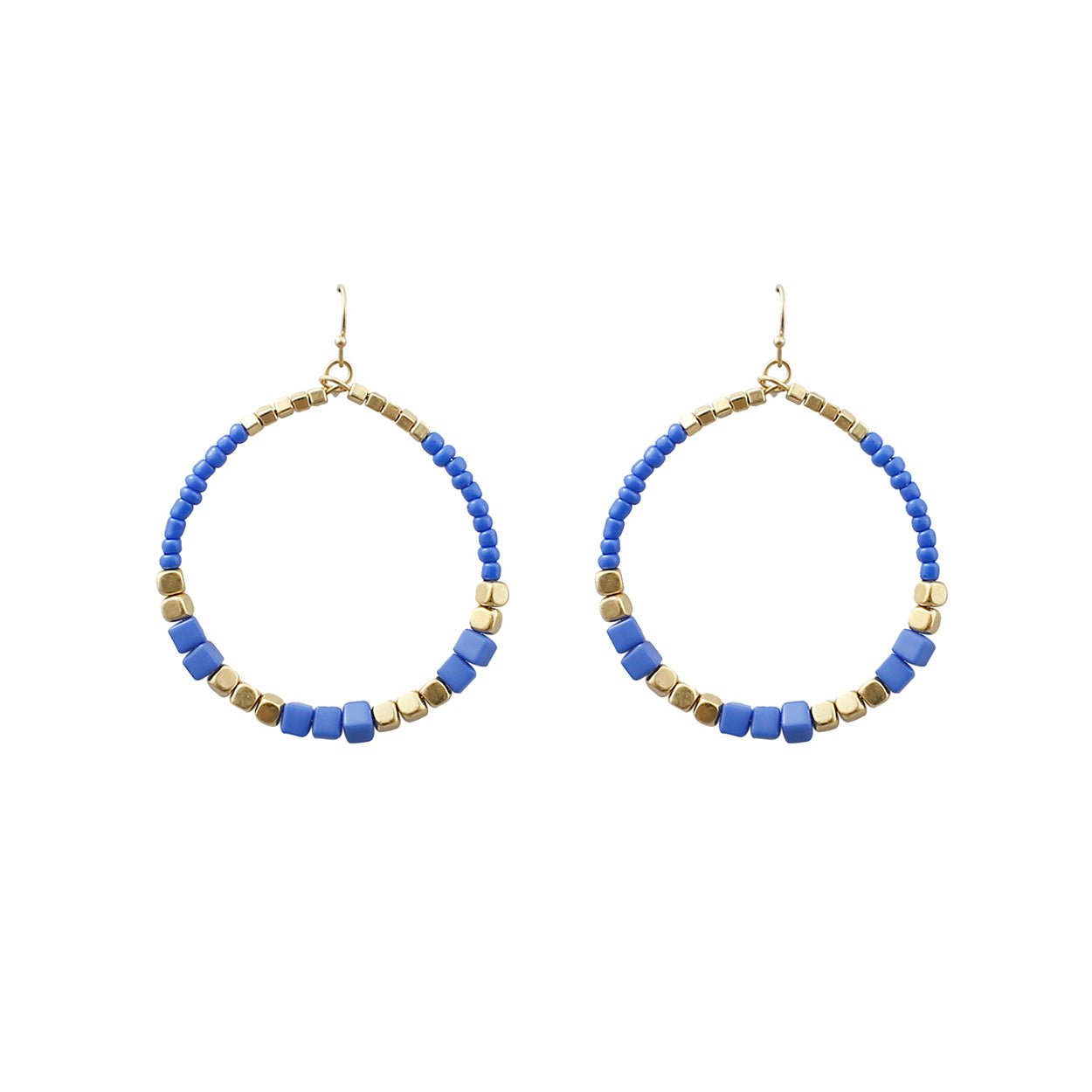 E1445 27914 Circle Dangle Earrings