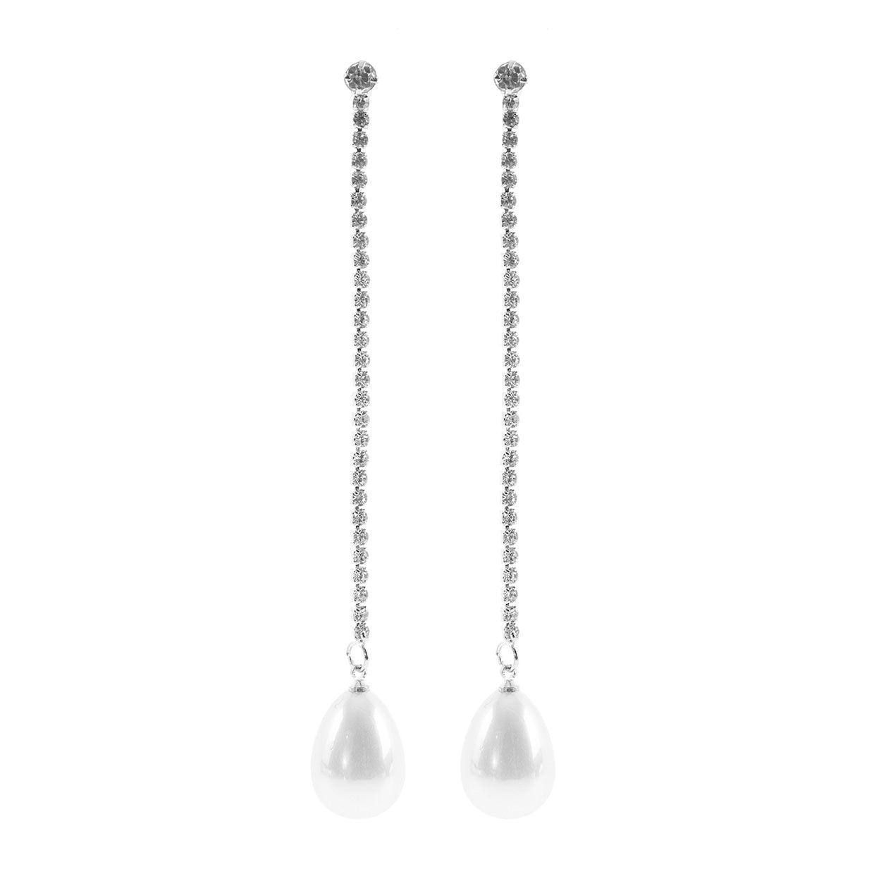 E1444 28160 Pearl Dangle Earrings