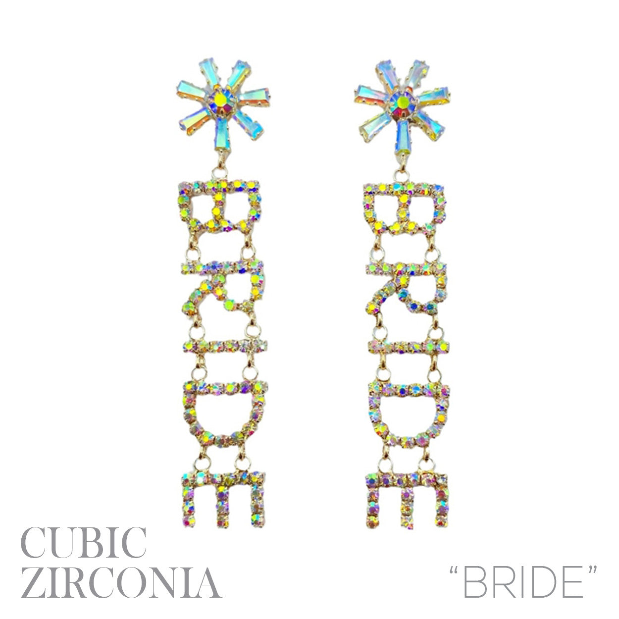E1406 28318 BRIDE Dangle Earrings