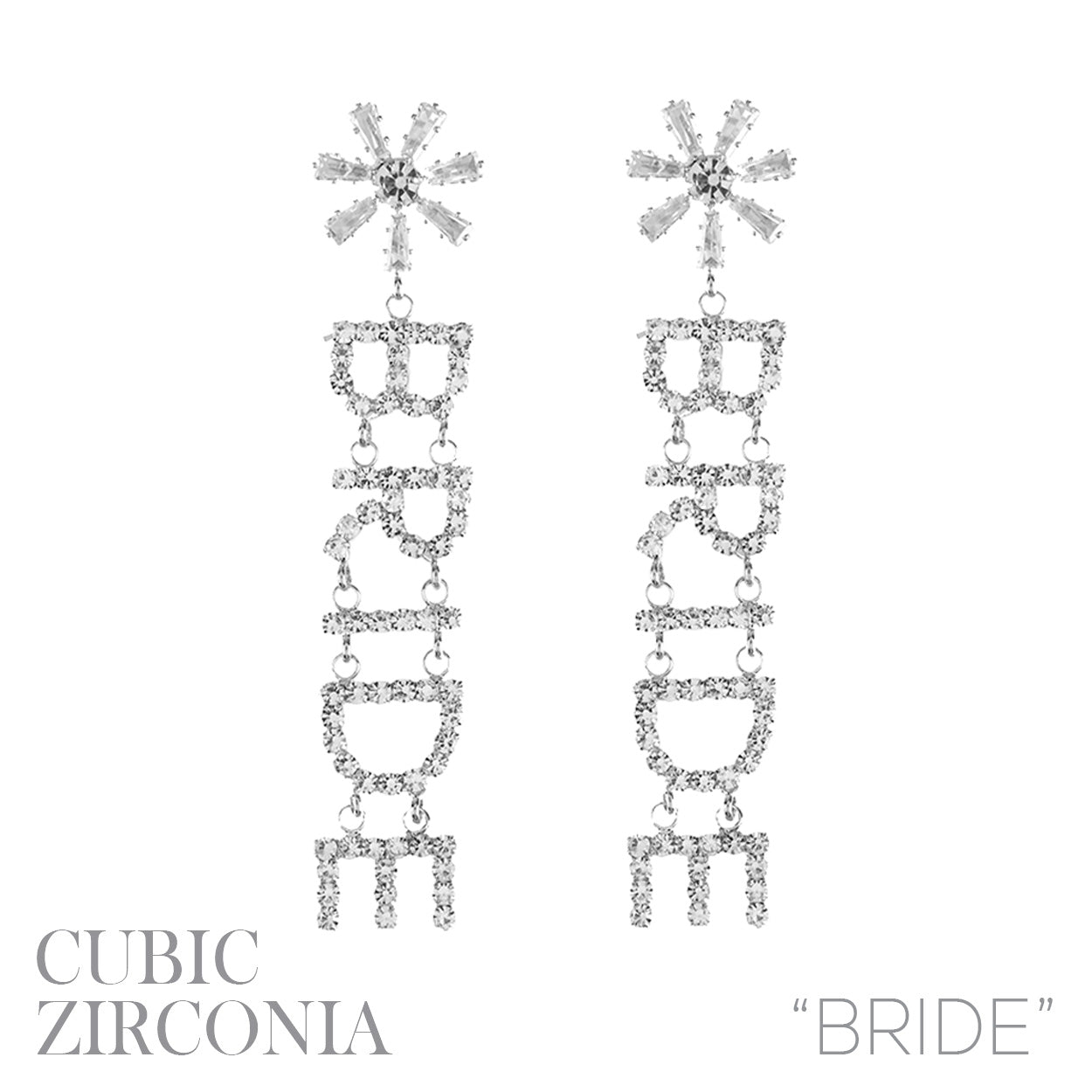E1406 28318 BRIDE Dangle Earrings
