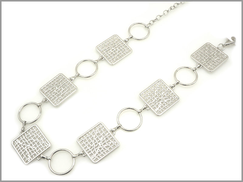 Textured Square Link Belt | BL1054