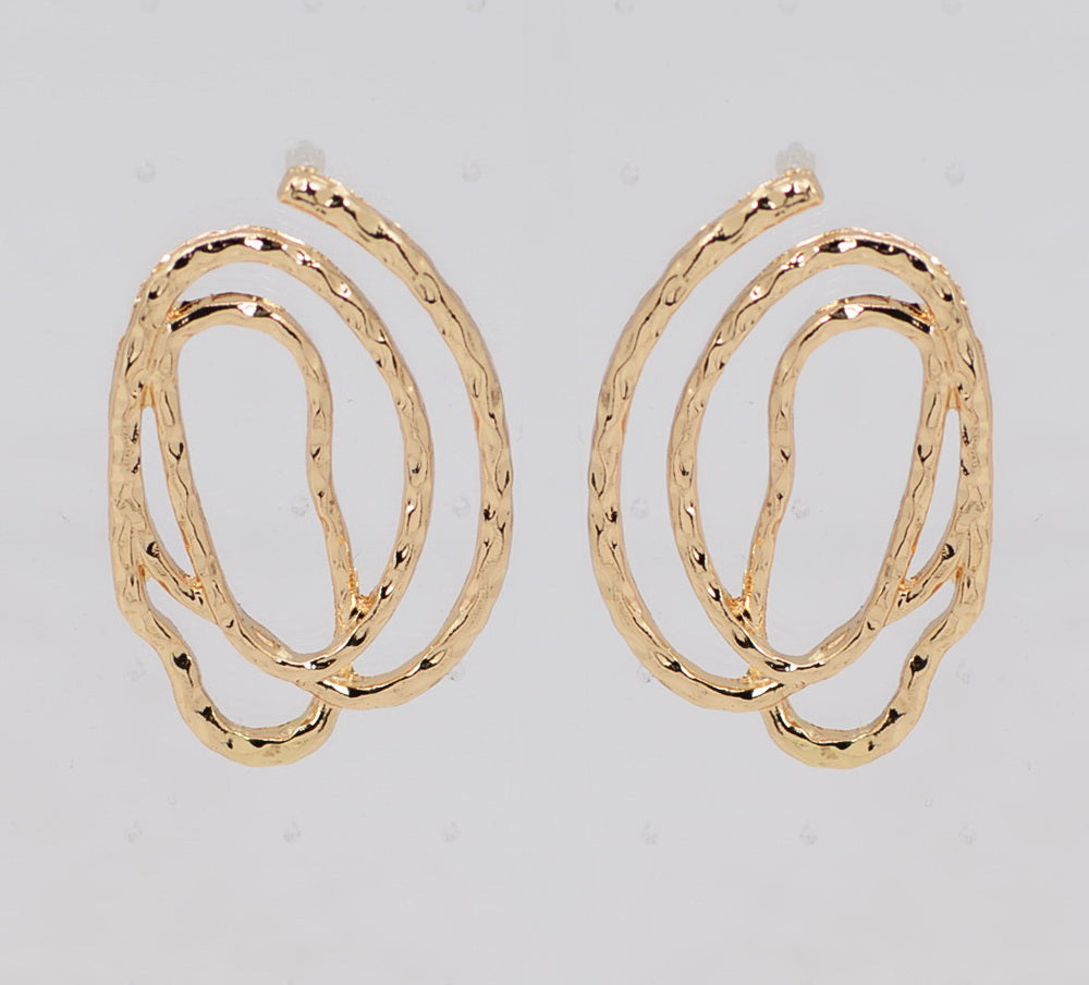 E0283 | Abstract Loop Statement Earrings | 78E5216