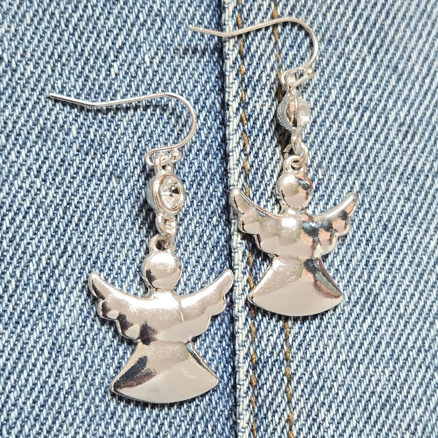 E1082 AE4096 Angel Design Drop Dangle Earrings
