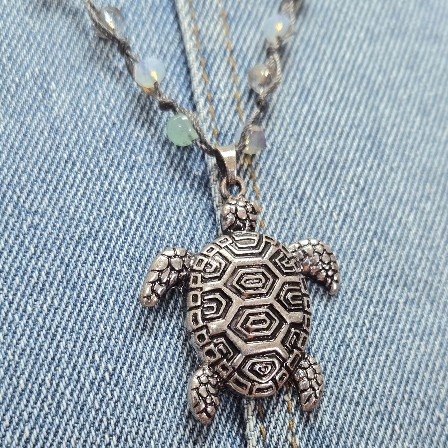 N0519 AS6271 Turtle Shape Pendant Necklace