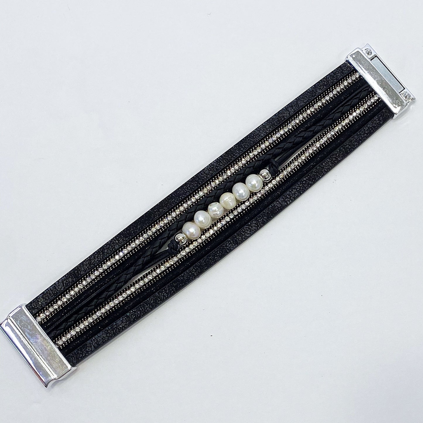 B0203 83850 Faux Leather Bracelet