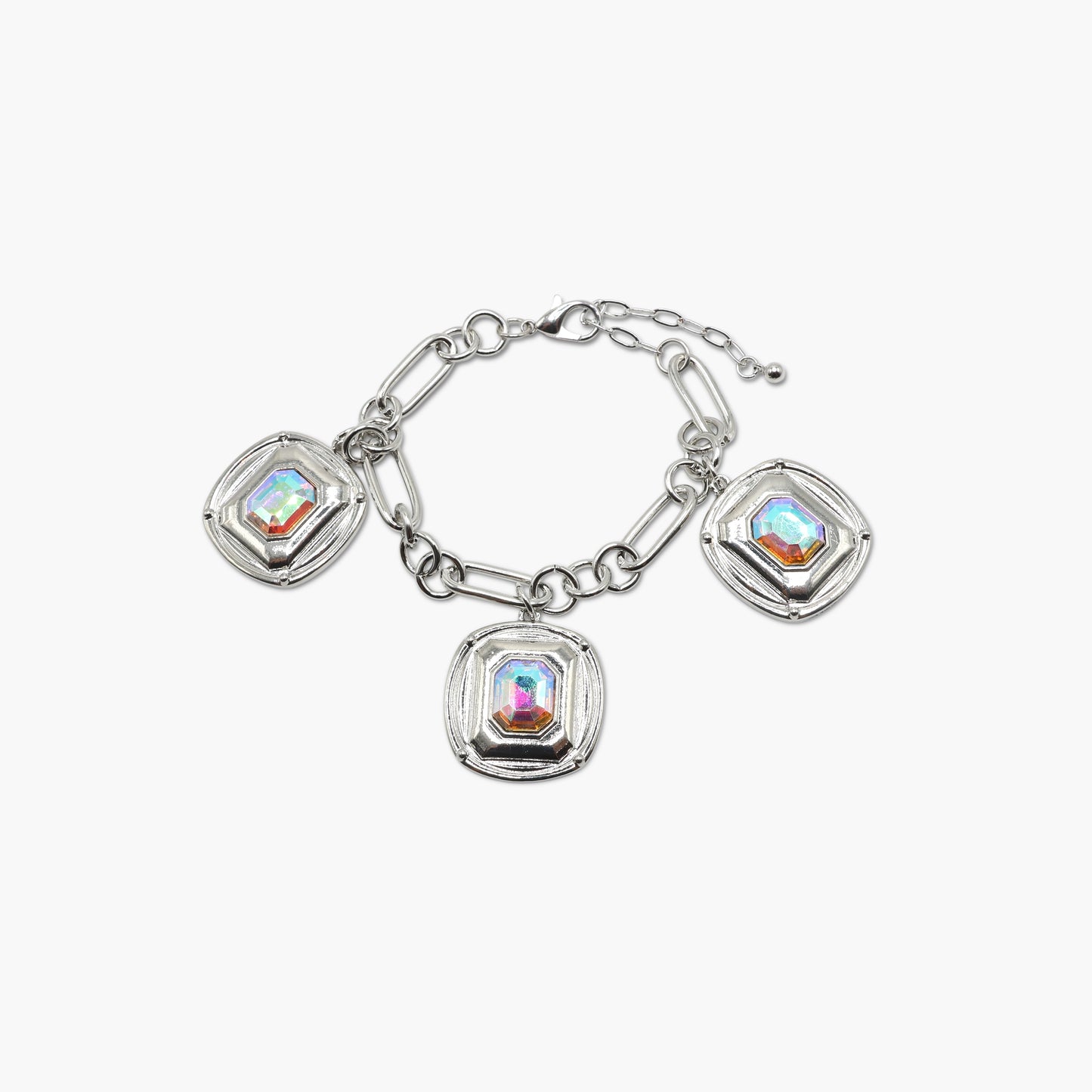 B0040 | Crystal Charm Chain Bracelet | C2B2530