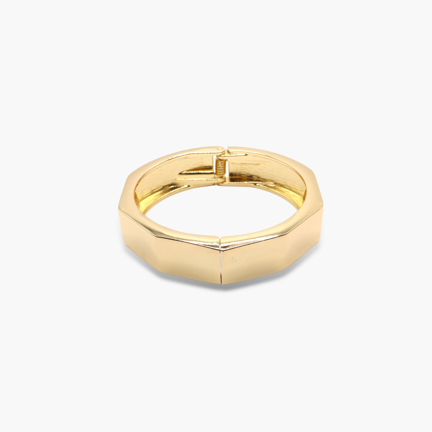 B0101 | Modern Polygon Hinged Bangle | KB2122