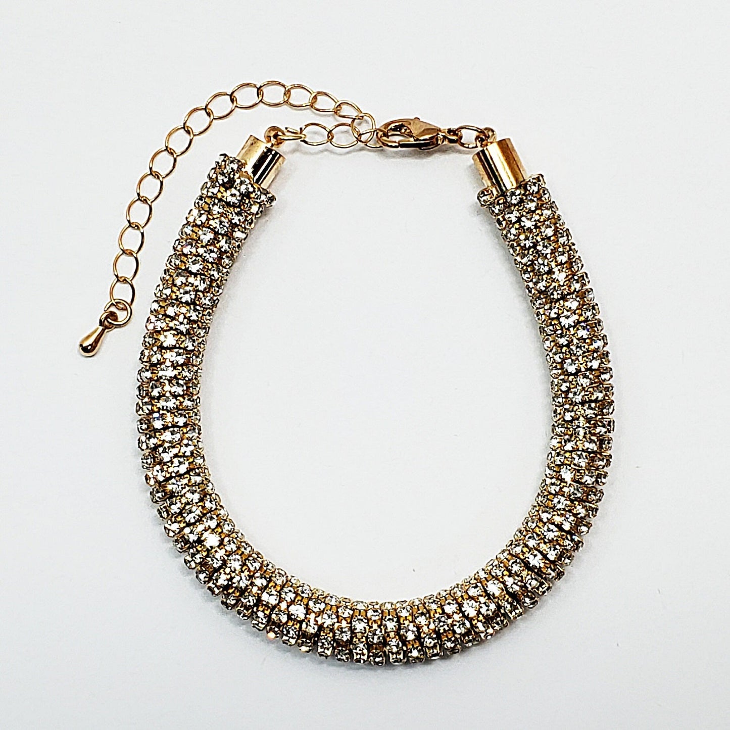 B0288 82646 Rhinestones Decorated Bracelet
