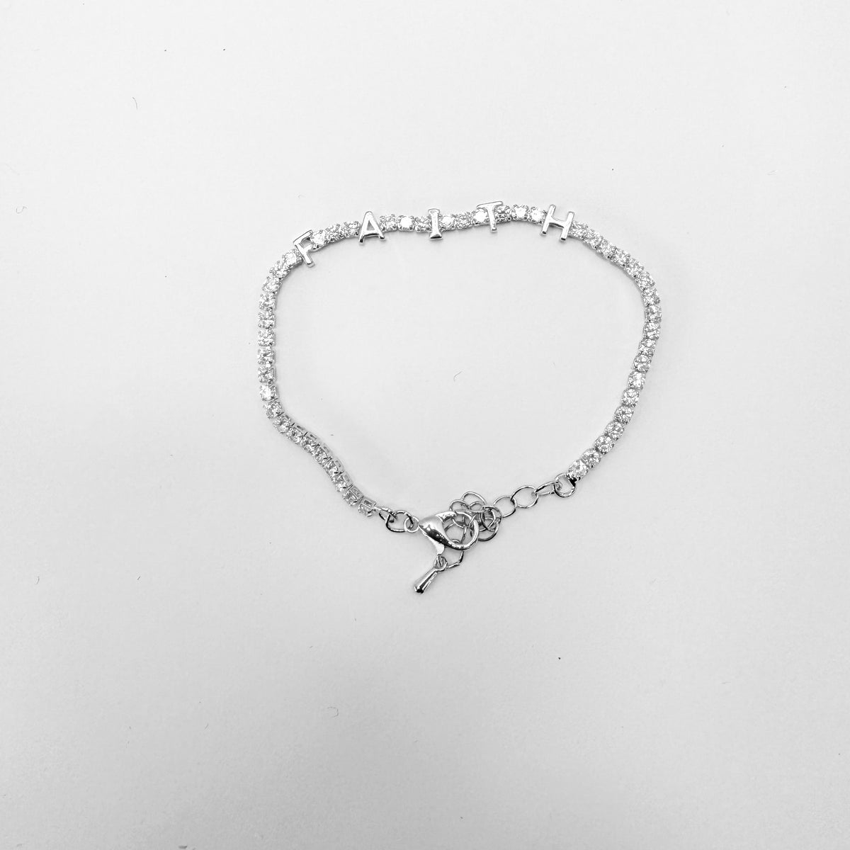 Crystal Faith Charm Bracelet | B3002