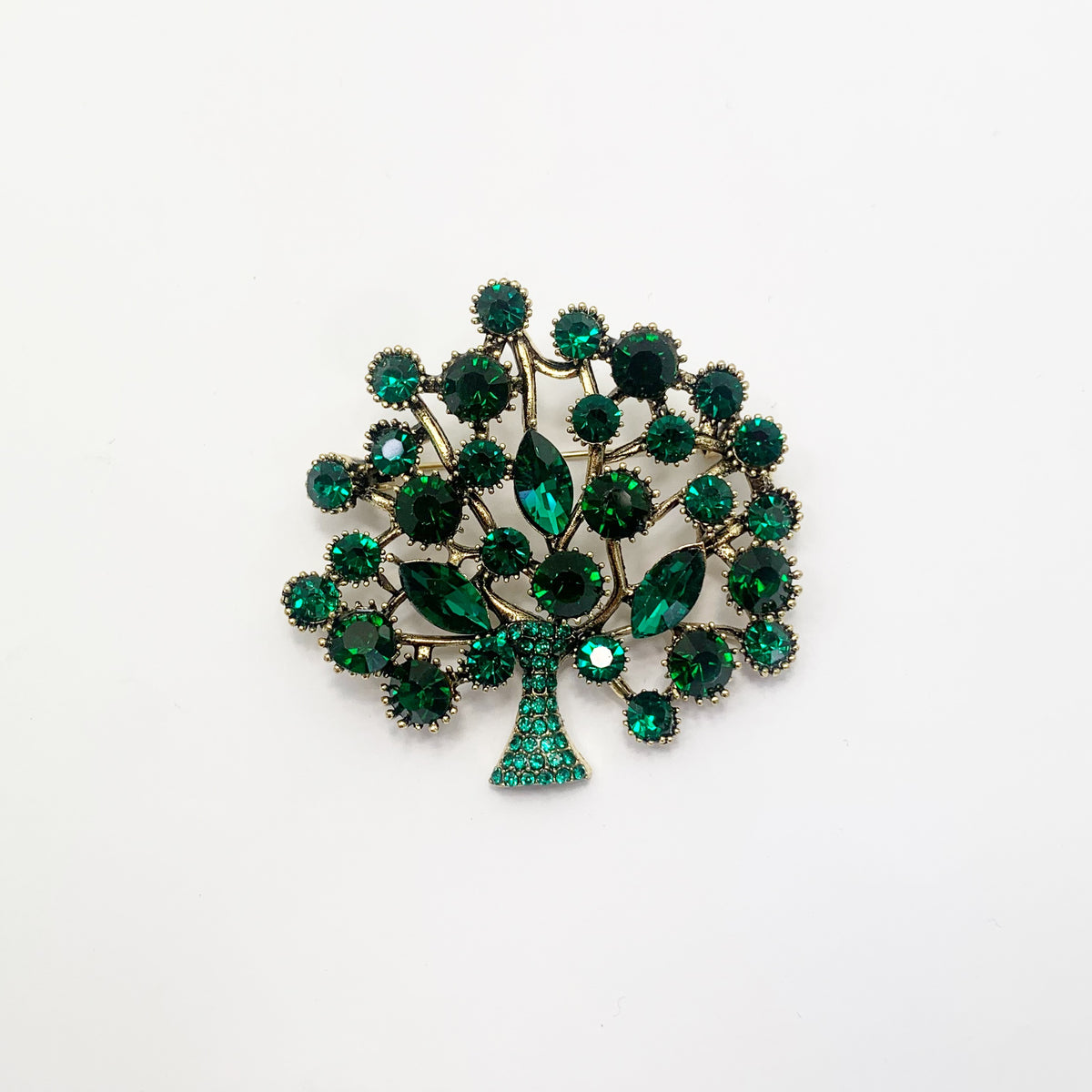 Crystal Tree Brooch | BR0060