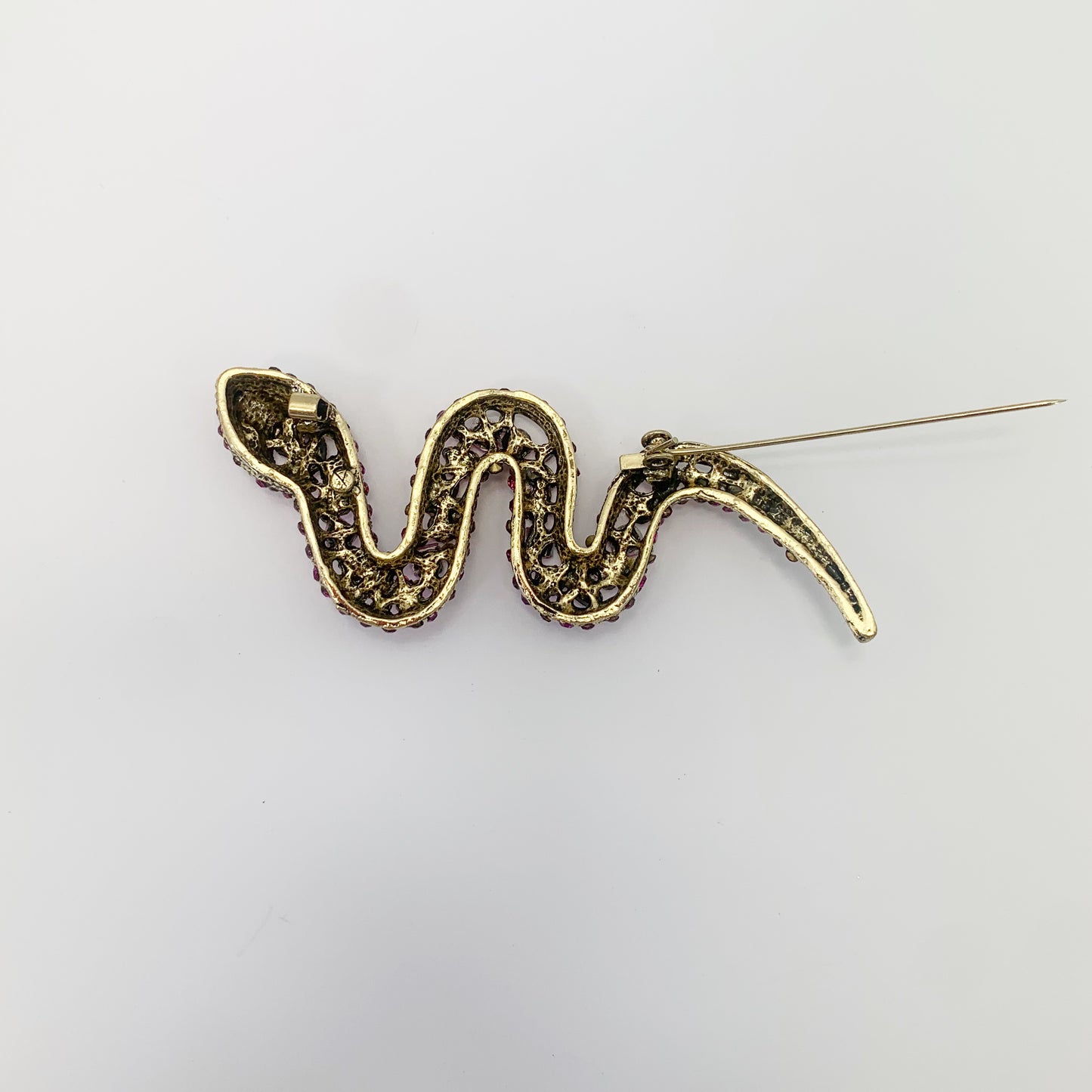 Jeweled Snake Brooch | BR0069