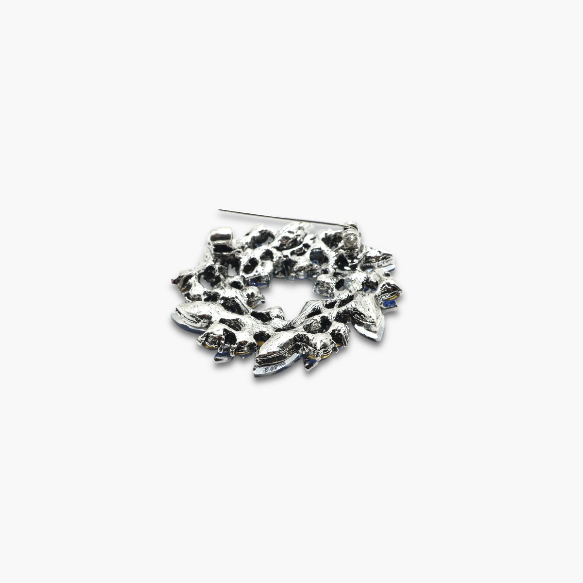 Crystal Floral Wreath Brooch | BR0142