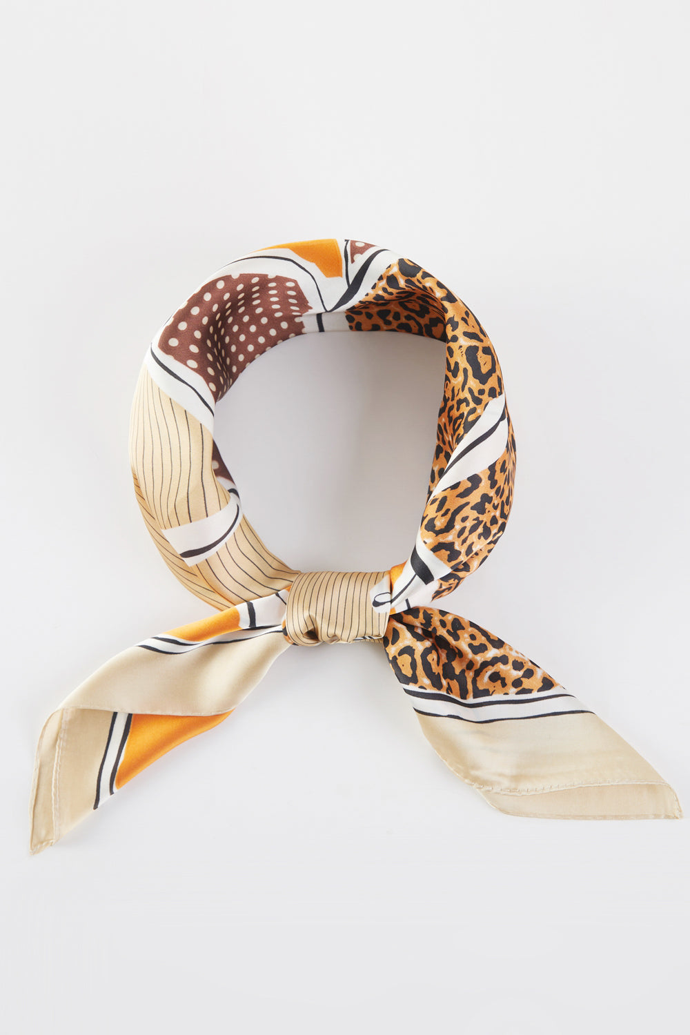 SS BS0080 LEOPARD PATTERN MIXED HORSE BANDANA