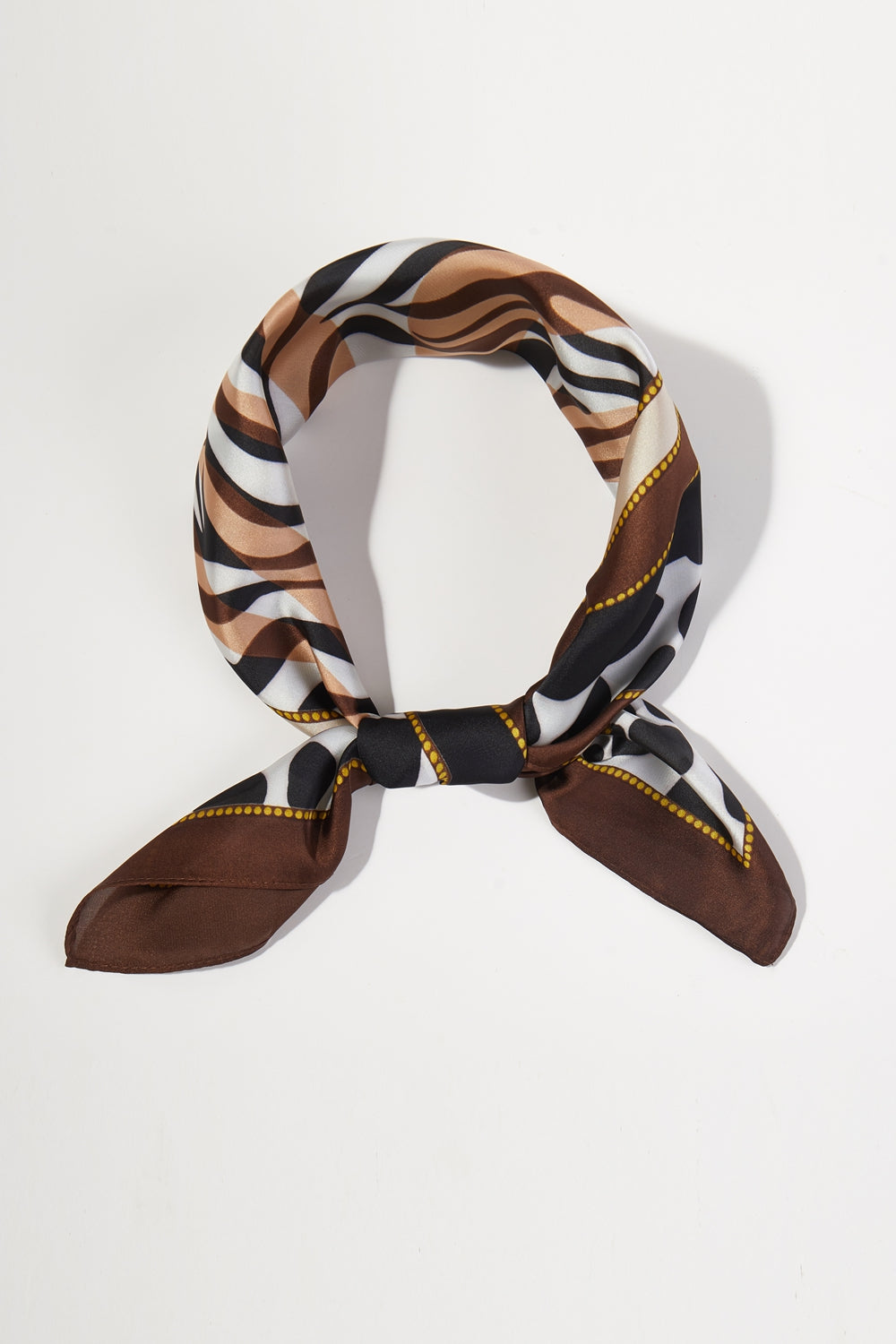 Animal Print Border Scarf| BS0108