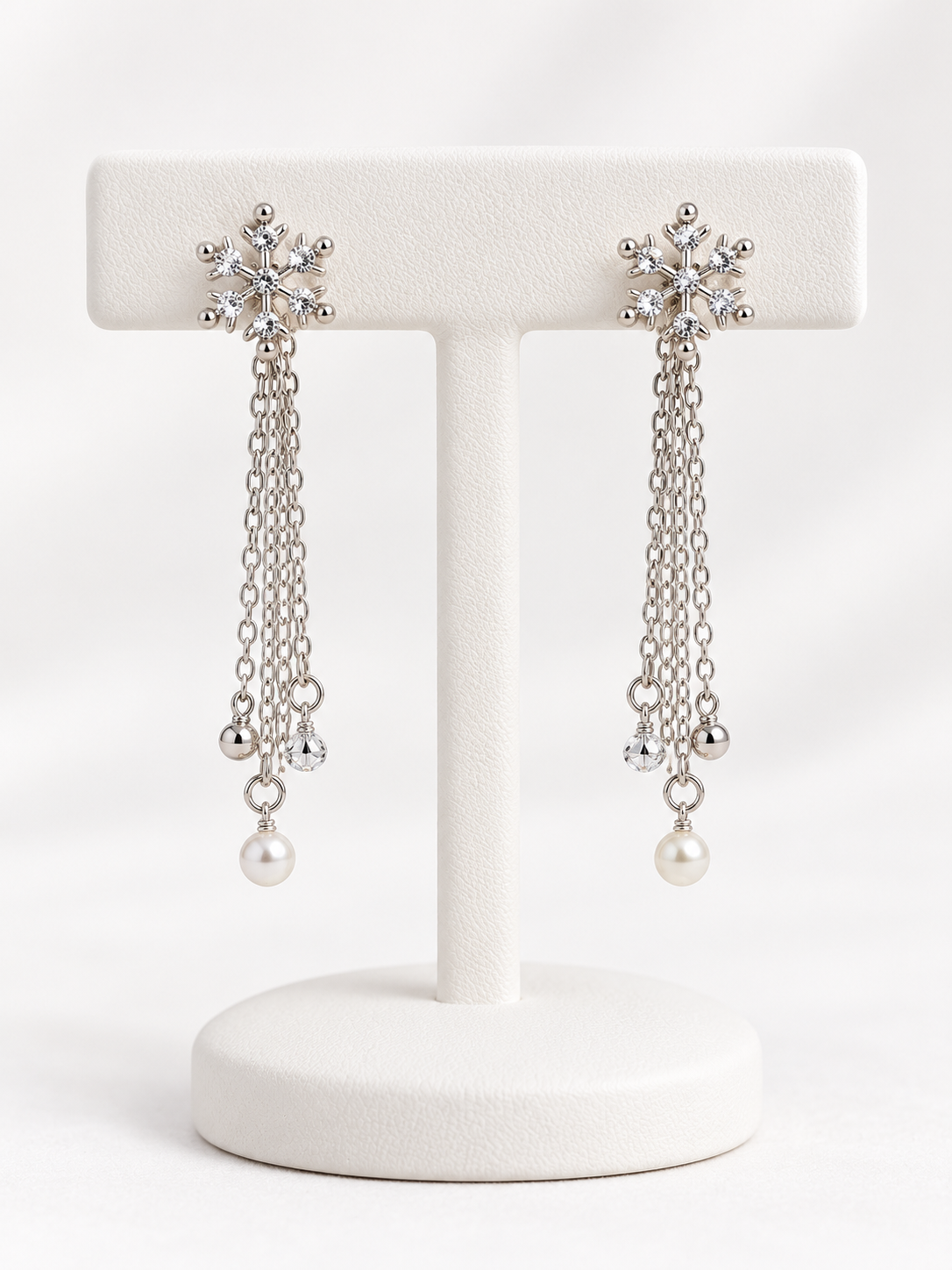 Crystal Snowflake Earrings | E2633